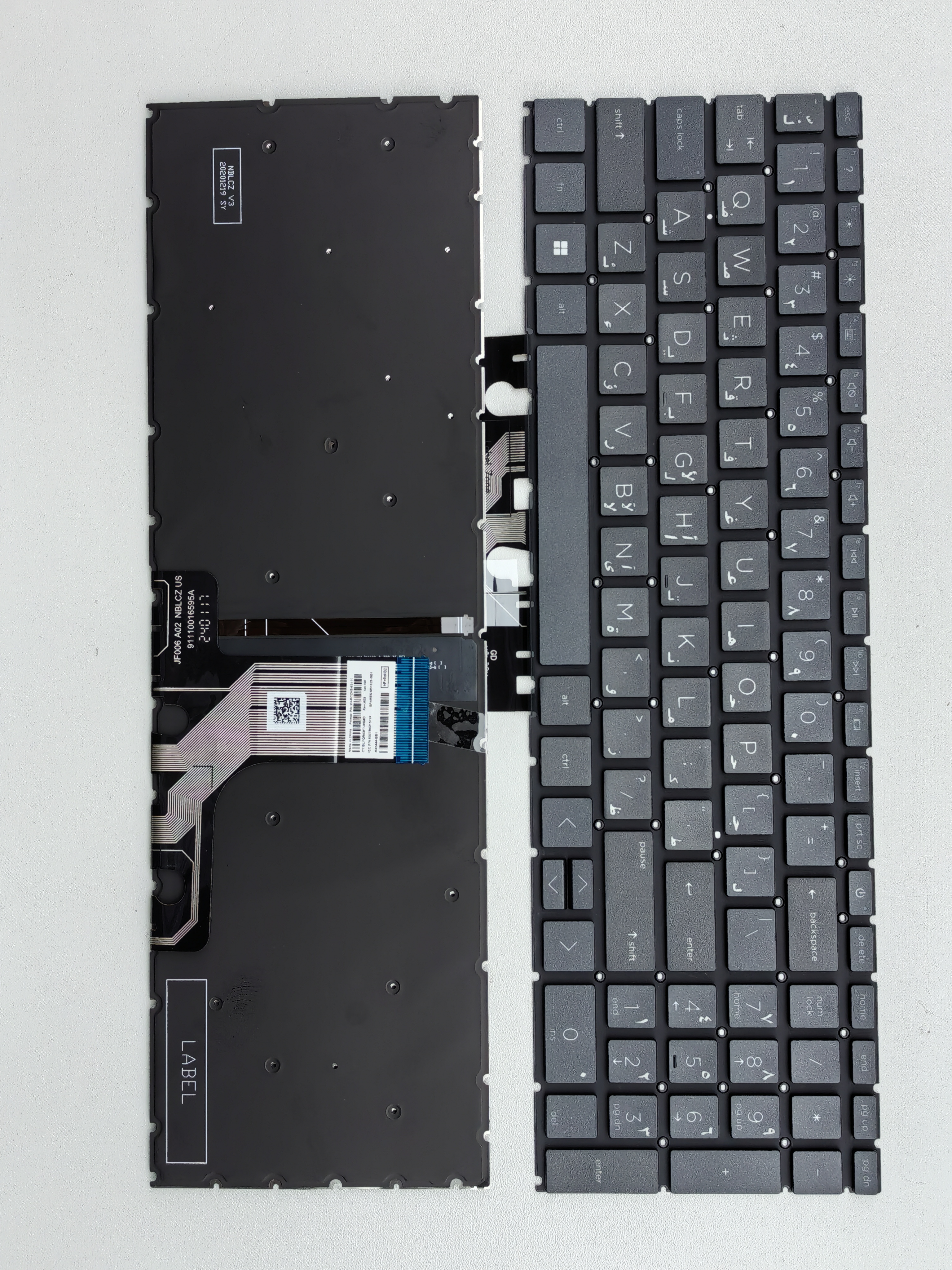 Picture of New Replacement Laptop Keyboard For HP 15-EG/15-EH/15-ER/15M-EH/17-CN/17-CP BLACK Backlit (OEM) AR Layout